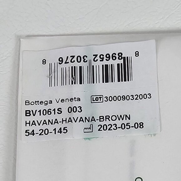 NWT BOTTEGA VENETA HAVANA-HAVANA BROWN SUNGLASSES JAPAN 🇯🇵 Made BV1061S UNISEX - Picture 16 of 16